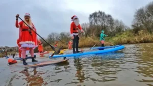 Santa SUP Dash 2024 - Wyresdale Park